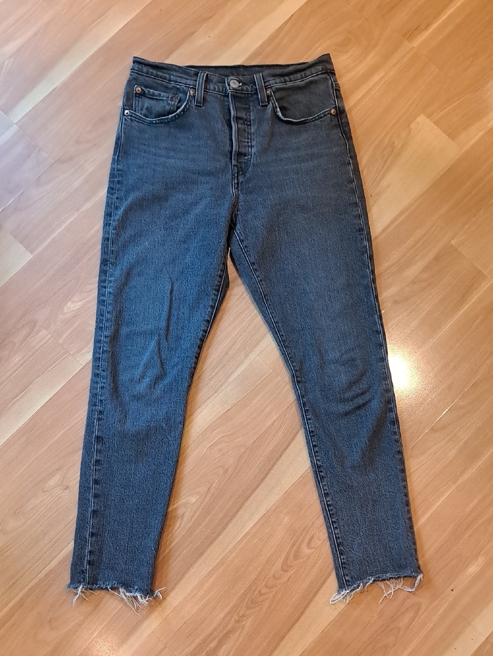Women's High-Rise Black Denim Jeans